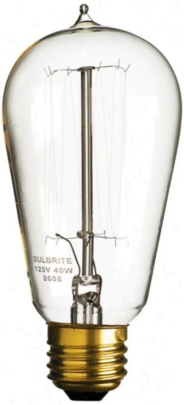 1910 Edison Style 40 Watt Light Bulb (80507)