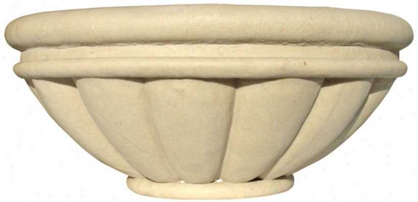 36" Round Sandstone Roman Planrer (t6866)