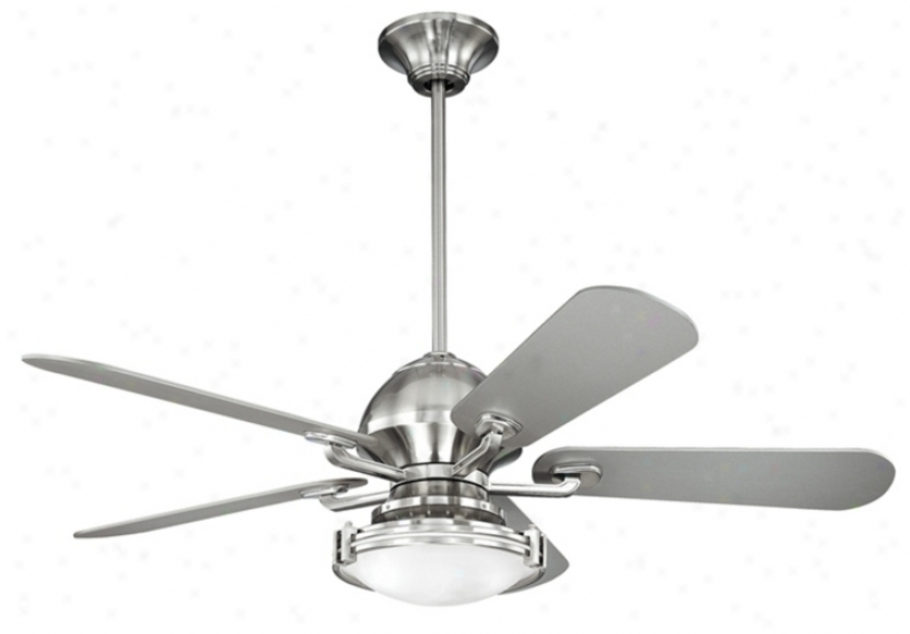 52" Casa Fusion Brushed Nickel Ceiling Fan Upon Light Kit (84445-81785)