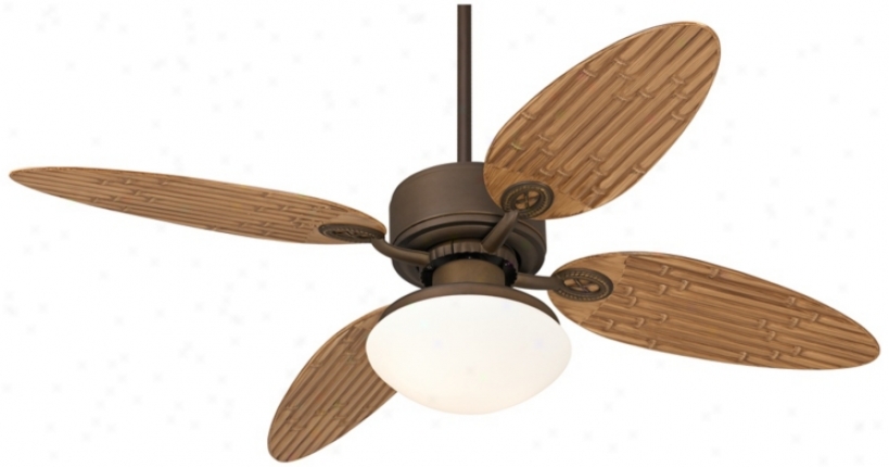52" Casa Vieja Aerostat Bamboo Blades Outdoor Ceiling Fan (v0201-v0209-v0217)