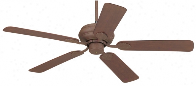 52" Casa Vieja Trooical Rust Finish Ceiling Fan (53438-24789)