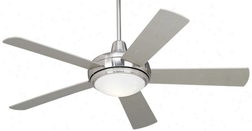 52" Compass Brushed Nickel Ceiling Fan (m2565)