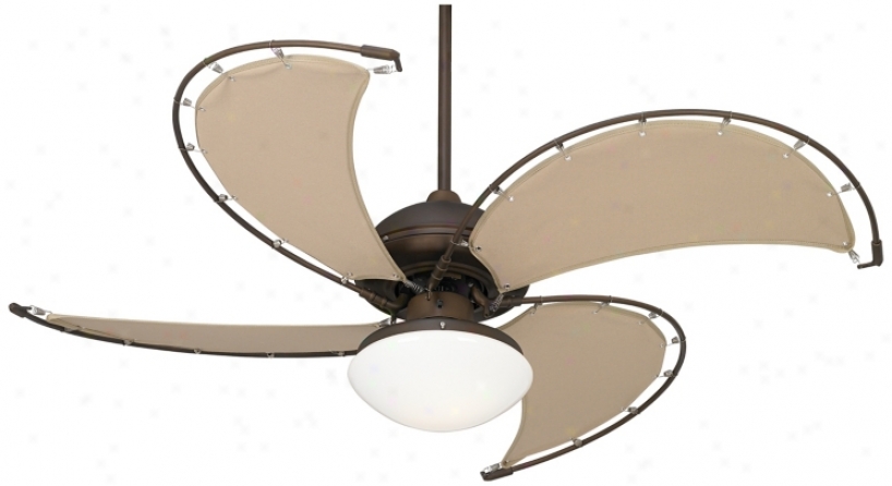 52" Cool Vista Damp Oil-rubbed Bronze Ceiling Fan (m2559-m2562)