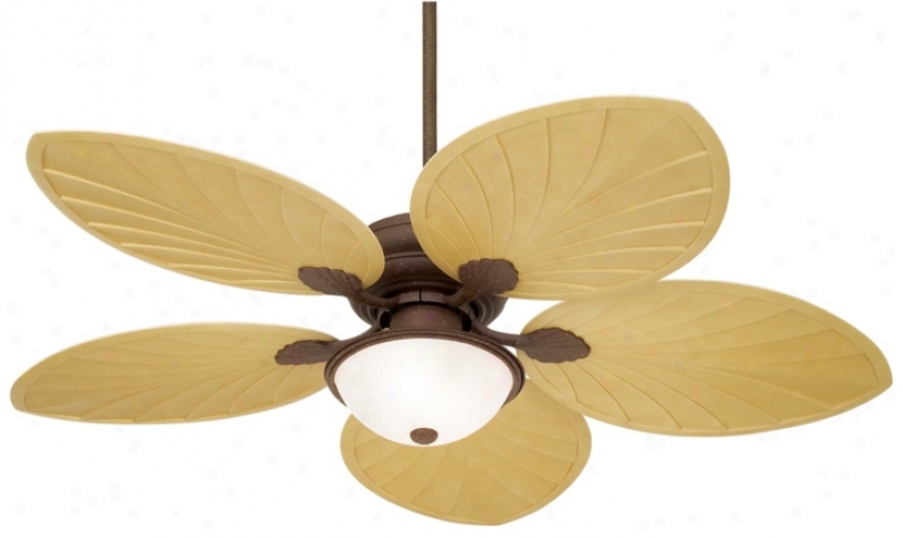 54"  Casa Vieja&#174; Outdoor Palm Leaf Ceiling Fan (53438-99218-60906)