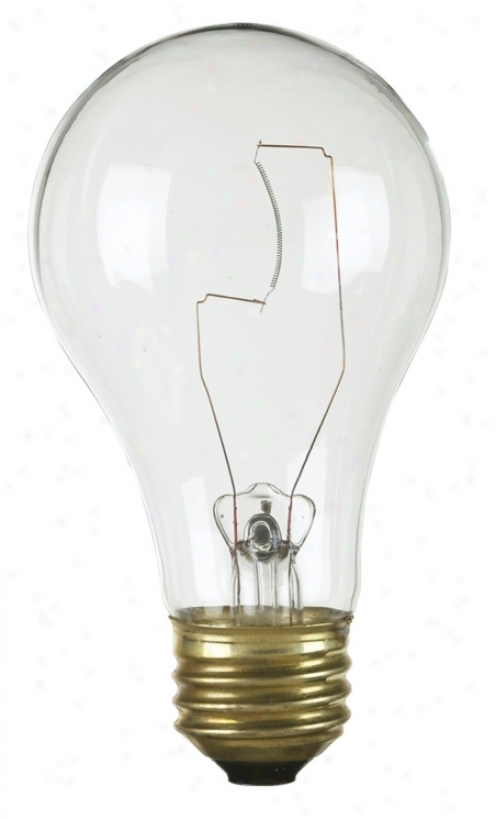 60-watt Standard Bade A19 Light Bulb  Clear (57828)
