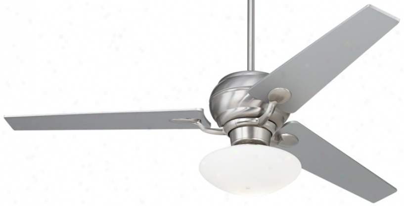 60" Spyder&#8482; Brushes Steel Ceiling Fan With Light Kit (r2181-r2491-r2156)