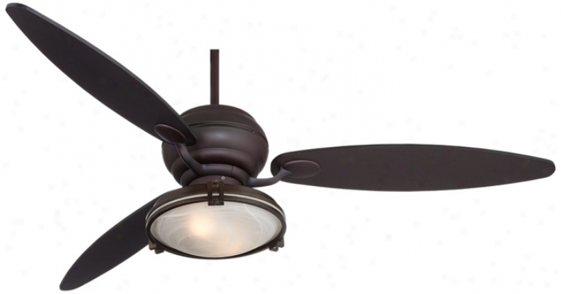 60" Spyder&#8482; Espresso Ceiling Fan With Light Kit (r2185-r2450-23522)
