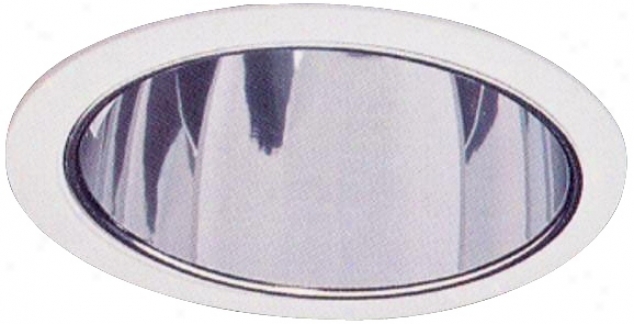 6" Clear Reflector White Recessed Trim By Elco (84280)