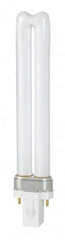 9 Watt 2-pln Biax Cfl Light Bulb (36102)