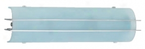 Acid Frost Glass Cylinder 17" High Ada Wall Sconce (92280)