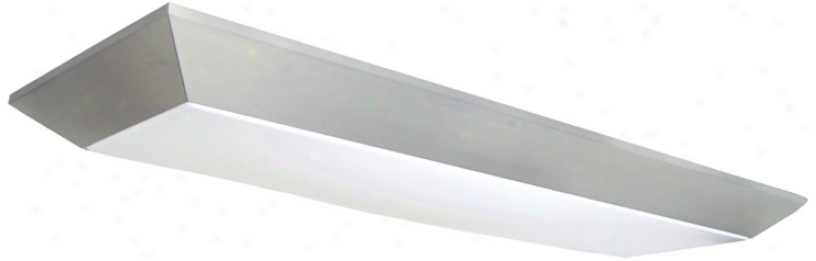 Aldo 53 1/2" Wide Nickel Fluorescent Ceiling Kit Light (w8047)