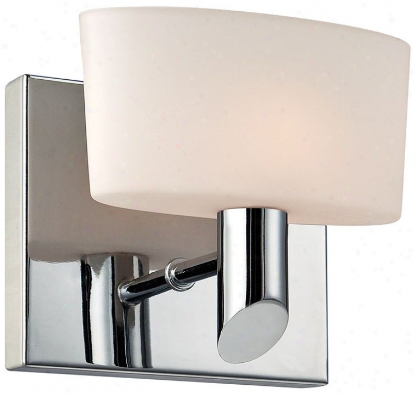 Alico Toby 5 1/2" Wide Chrome Wall Sconce (x0702)