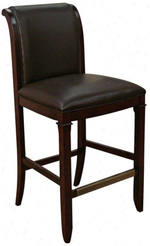American Heritage Augusto Suede 30" High Bar Stool (t4679)