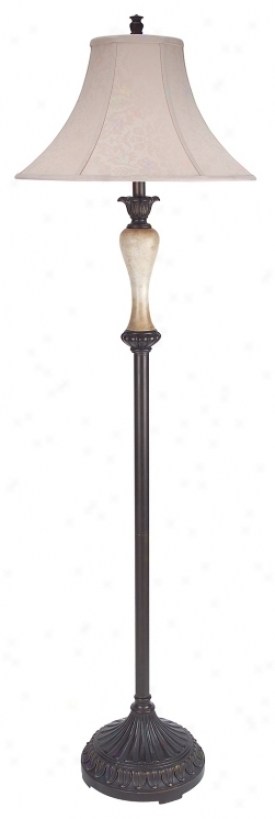 Antique Walnut Floor Lamp (71245)