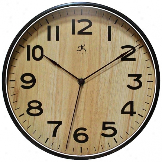 Arbor I 12 1/2" Spacious Round Wall Clock (r6891)