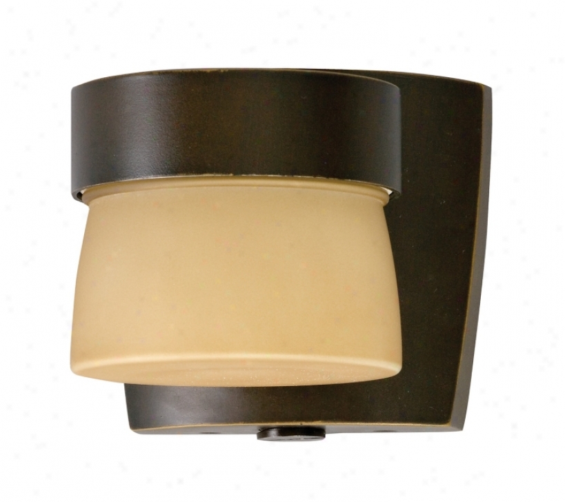 Aria 4 3/8" High Energy Efficient Bronze Outdlor Wall Sconce (g2635)