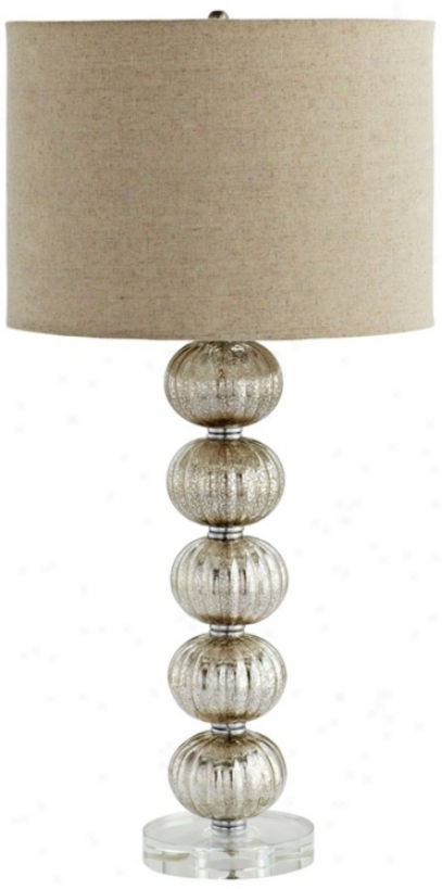 Aria Crackle Glass Table Lamp (x6308)