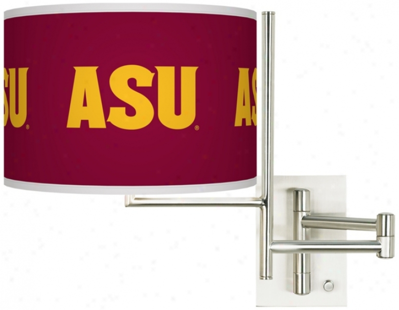 Arizona State University Steel Swing Arm Walll Light (k1148-y3234)