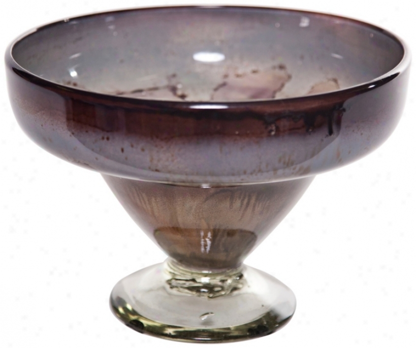 Art Glass Leave unlawfully Storm Decorative Bowl (w6784)