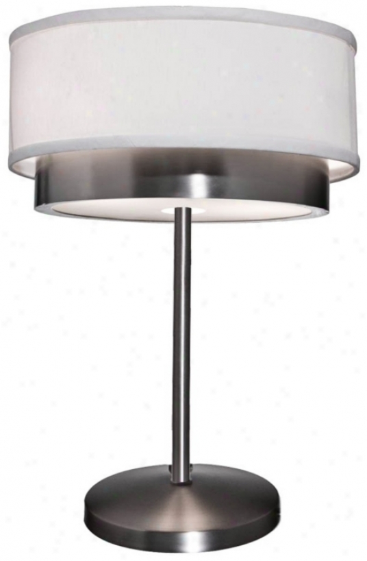Artcraft Scandia Brushed Nickel Table Lamp (w5727)