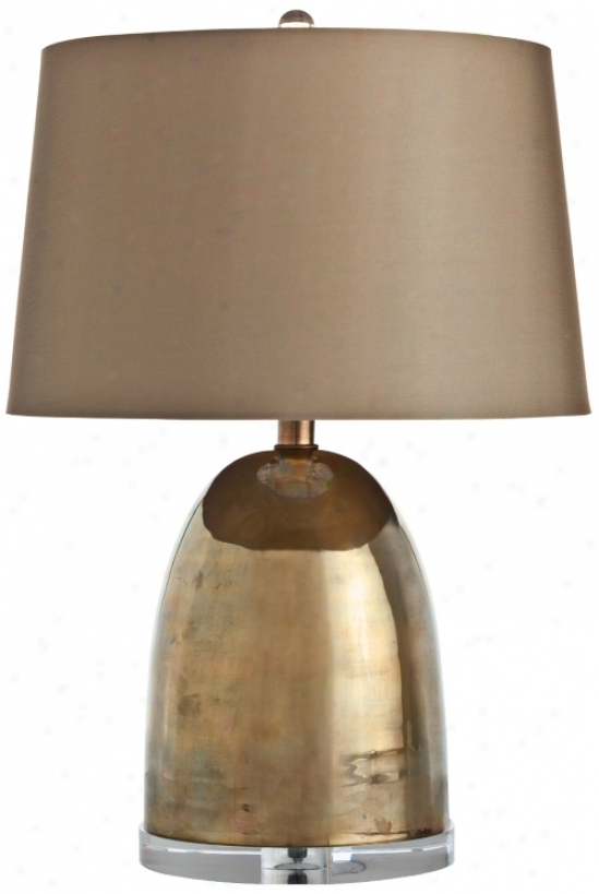 Arteriors Home Ryder Small Vintage Brass Table Lamp (v5073)