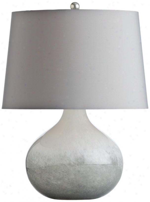 Arteriors Home Sully White Spattered Cased Glass Table Lamp (v5083)