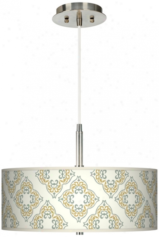 Aster Ivory Giclee Pendant Chandelier (g9447-p6038)