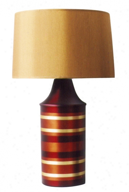 Babette Holland Bronze Striped Apollo Index Lamp (97092)