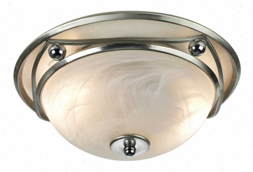 Ball And Wave Flushmount 13" Wide Ceiling Light Fixture (99192)