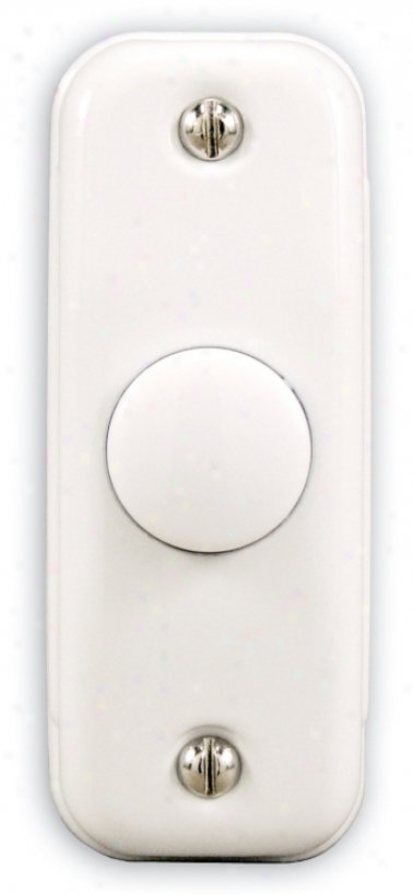 Basic Series White Finish With White Round Dooebell Button (k6309)
