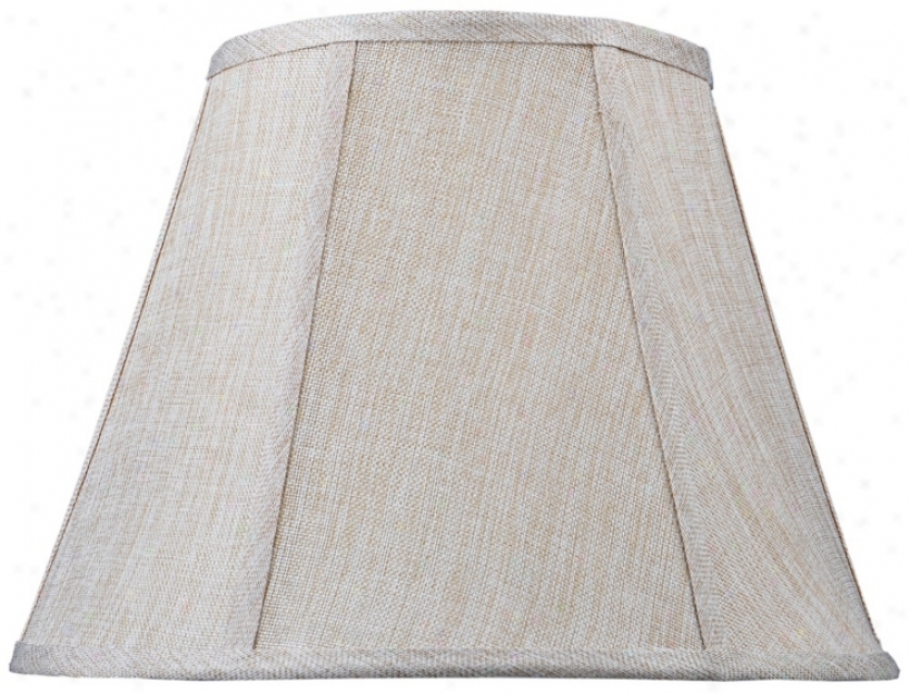 Beige And Choice part Weave Lamp Shade 9x16x12 (spider) (x6682)