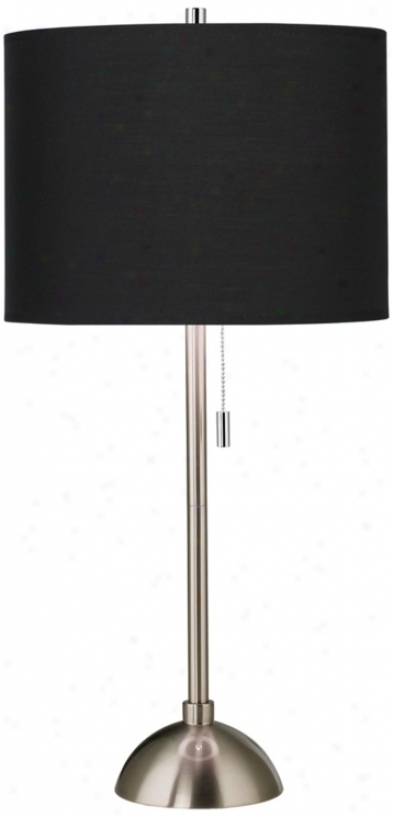 Black Canvas  Shade Table Lamp (60757-m2466)