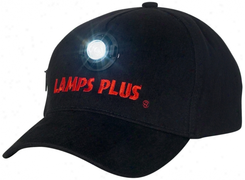 Black Lamps Plus Led Baseball Cap (r5550)