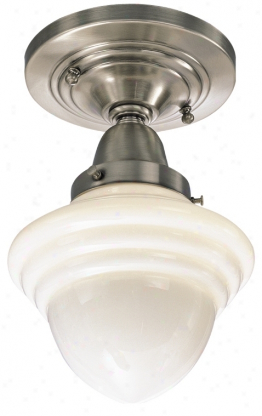 Bradford Collection 6 1/2" Wide Schoolhouse Ceiling Light (83662)