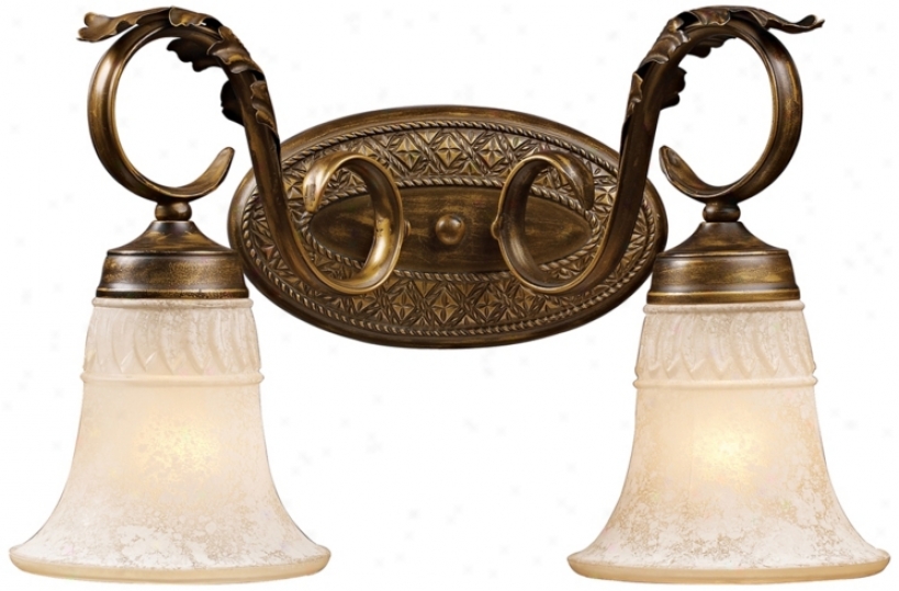 Briarcliff Collection Weathered Umber 17" Wide Bath Light (k0795)