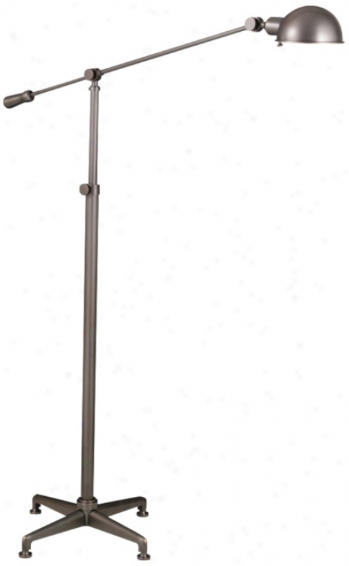 Buchanan Industrial Manner Bronze Adjustable Floor Lamp (u9399)