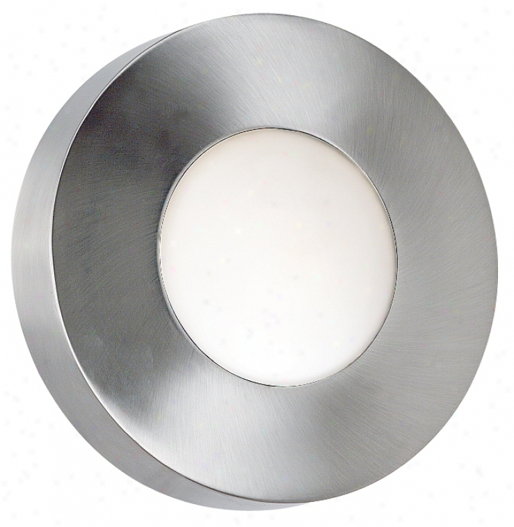 Burst Aluminum 12" Boastful Round Outdoor Ceiling Or Wall Light (96768)