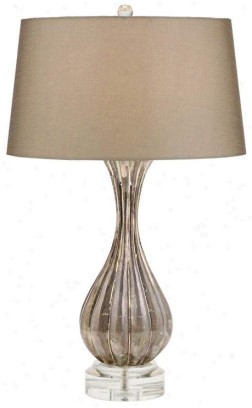 Cagney Shimmer Glass Table Lamp (f1714)