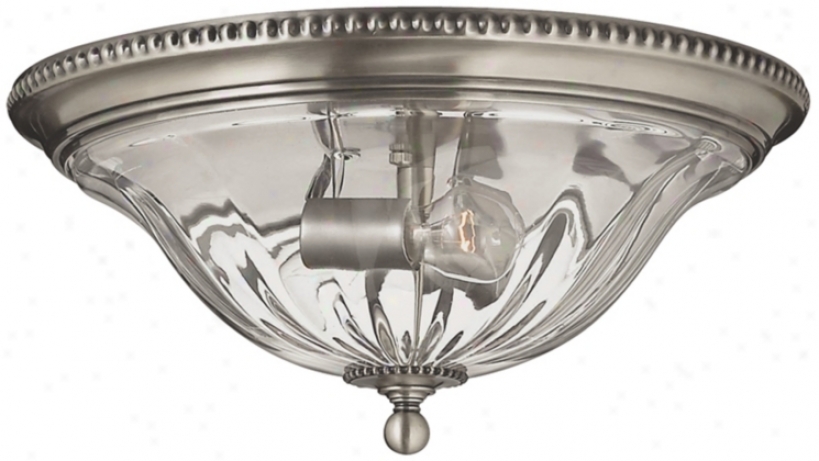 Cambridge Collection Pewter 16 1/4" Wide Ceiling Light (k3234)