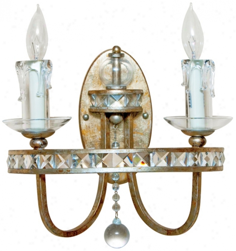 Candice Olson Aristocrat 12" High 2-light Wall Sconce (r5751)