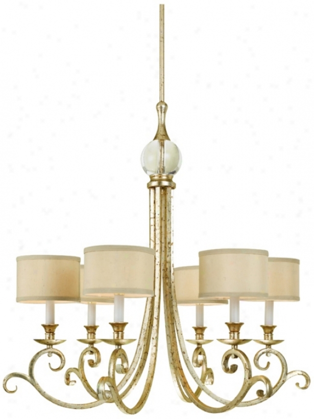 Candice Olson Lucy Gold 6-light Chandelier (r3538)
