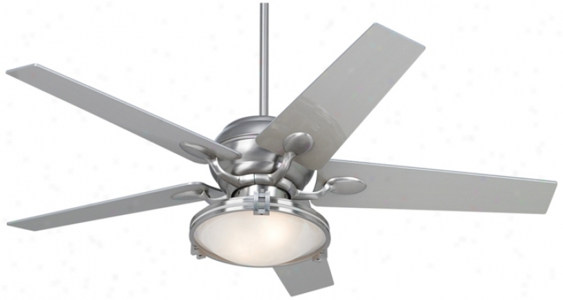 Casa Optima&#8482; Brushed Steel Ceiling Fan Upon Light Kit (86646-66116-15645)