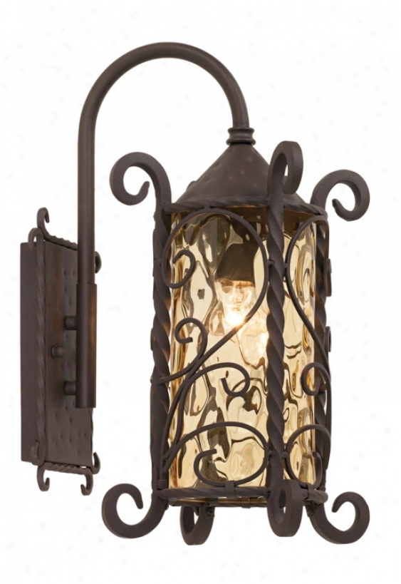 Casa Seville&#8482; Iron Scroll 18 1/2q&uot; Eminently Outdoor Light (72061)