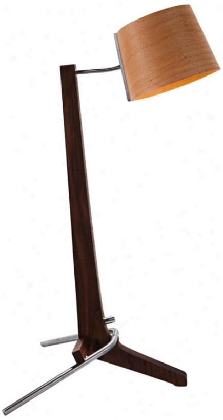Cerno Silva Black Walnut And Beech Table Lamp (x6743)