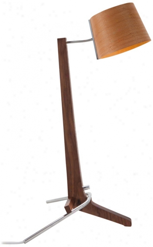 Cerno Silva Oiled Walnuy And Beech Desk Lamp (x6738)
