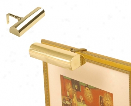 Concept 7 3/4" Wide Polished Brass Cordless Picture Light (68660)
