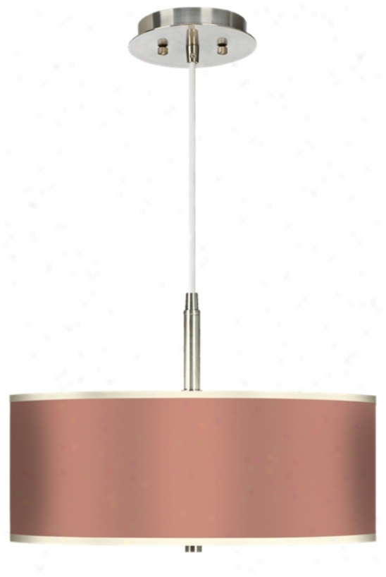 Consgant Coral Giclee Brushed Nickel Contemporary Pendant Light (g9447-h7935)
