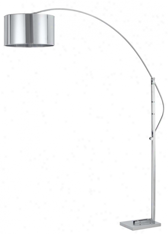 Cristophe Chromme Adjustable Arc Floor Lamp (x4900)