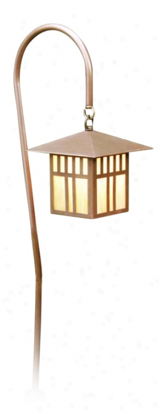 Crook Arm Mission Lantern Large 27 3/4" High Path Light (m1109)