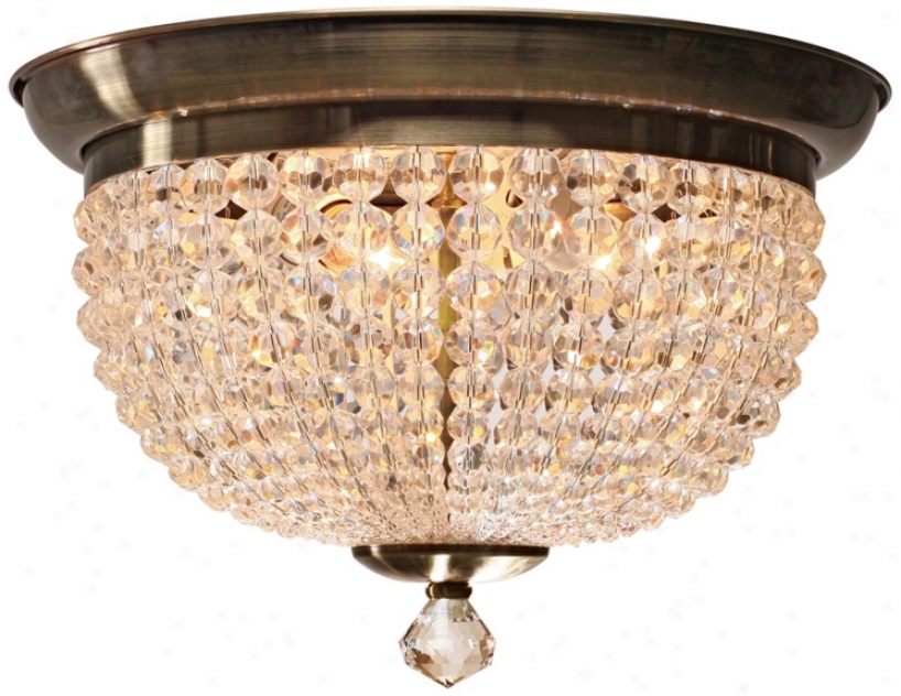 Crystorama Newbury Collection 15" Wide Ceiling Light (p3232)